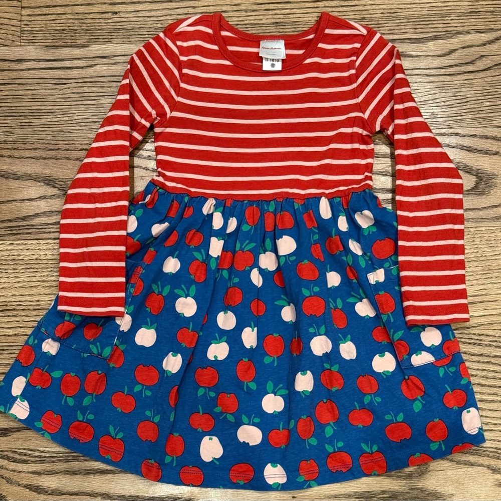 Hanna Andersson Red and Pink Striped Top